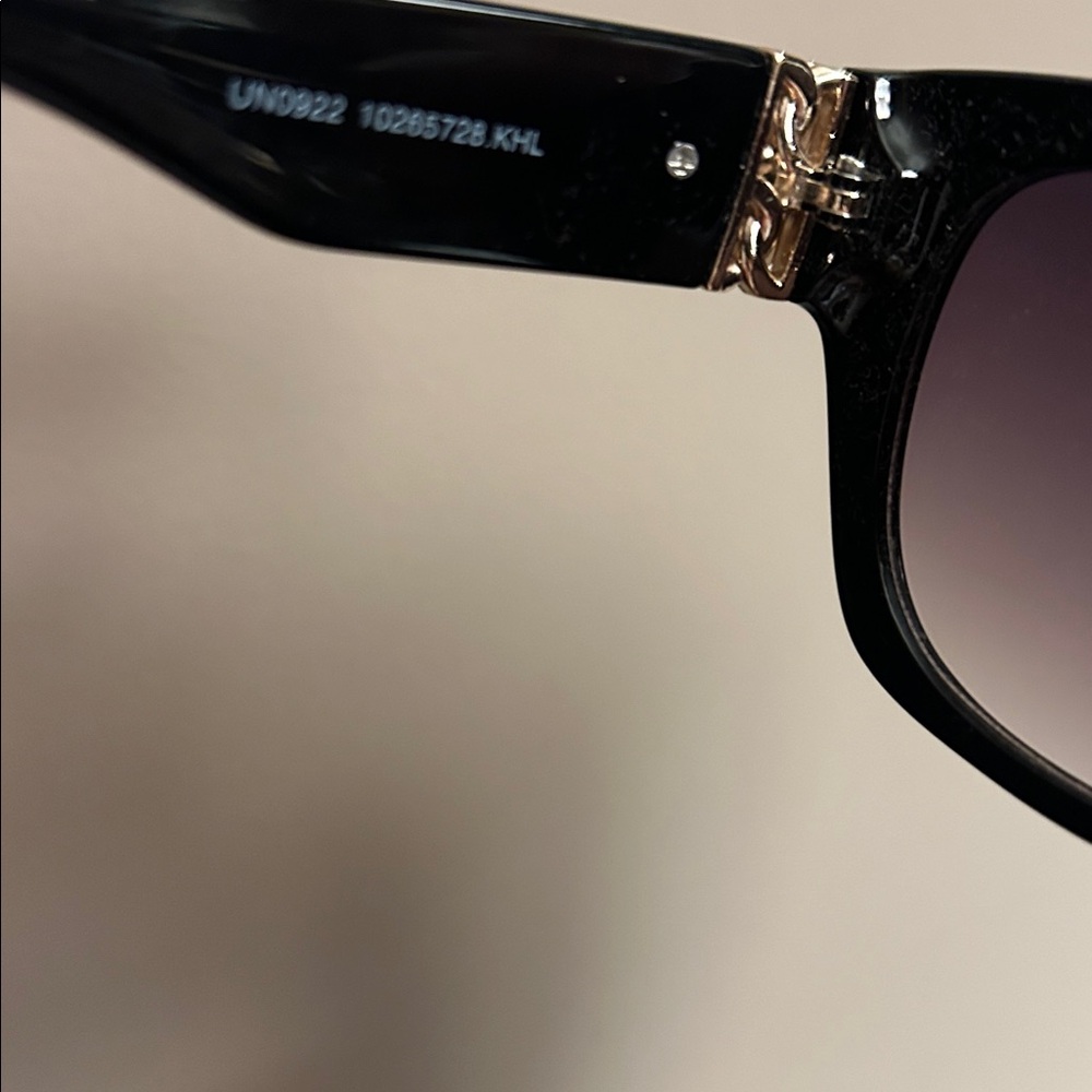 NWT Nine West Black Cat-Eye Sunglasses with Gradient Lenses - Picture 5 of 7